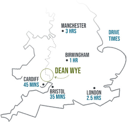 Dean Wye Map